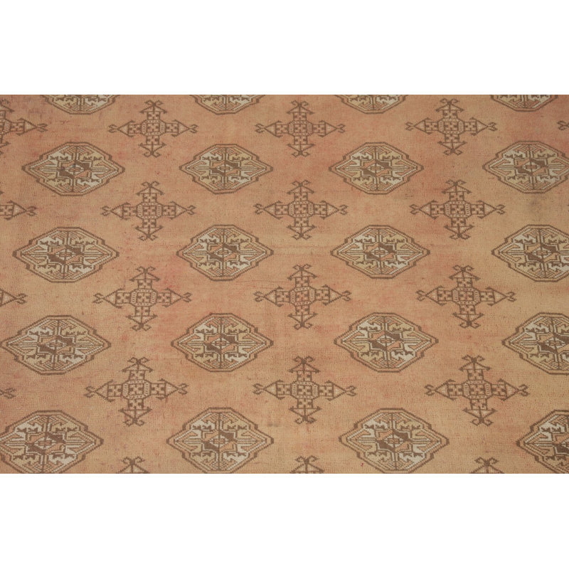 Tapis à motif géométrique de style oriental traditionnel 7 x 10