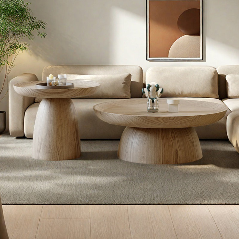 Table basse luxueuse Log Wind, H 11,81 po x L 35,43 po x l 35,43 po