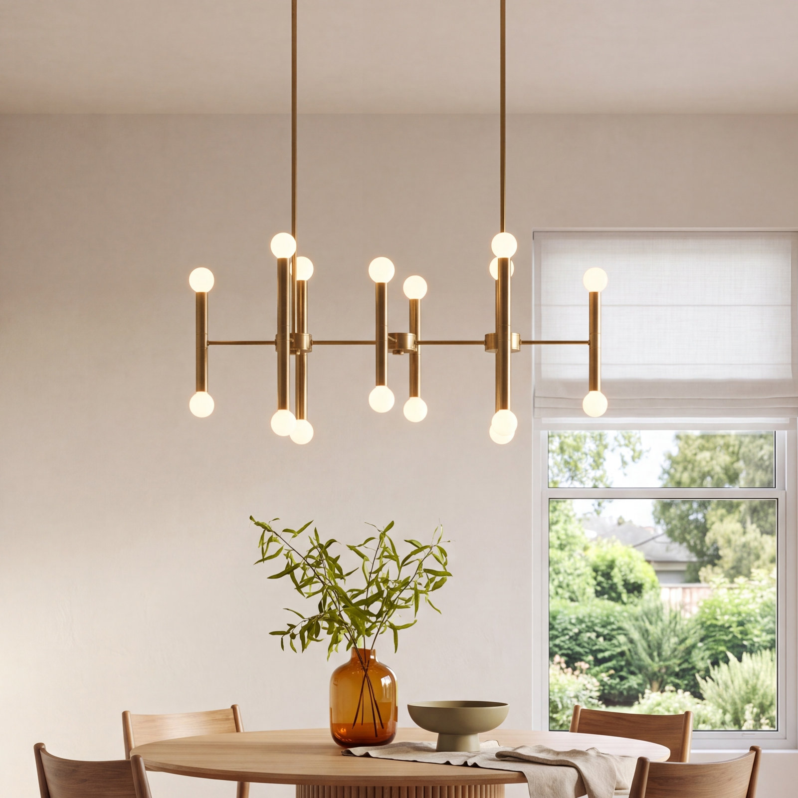 Jamir 16-Light Chandelier, Gold