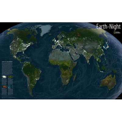 Earth at Night Map