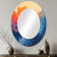 Miroir mural Scatter The Seeds In Bold Hues Abstract II - blanc-384334848