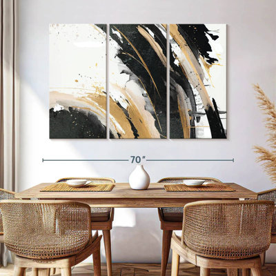 Avery beige stries dorées I