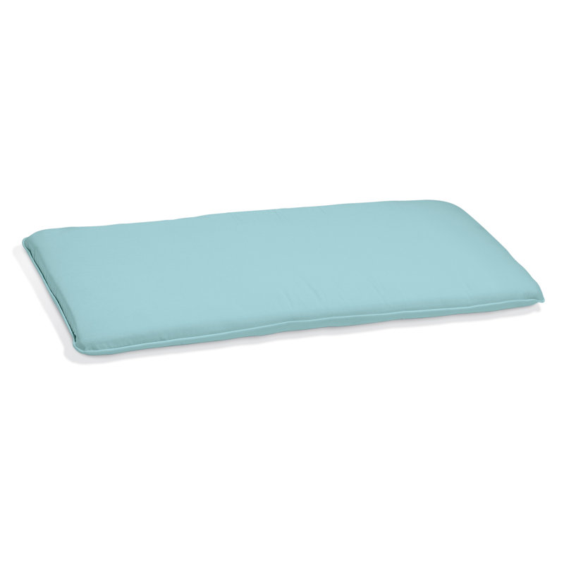 Sunbrella Outdoor Bench, 2.5" H x 60.25" W x 19.5" D, Hunter Green