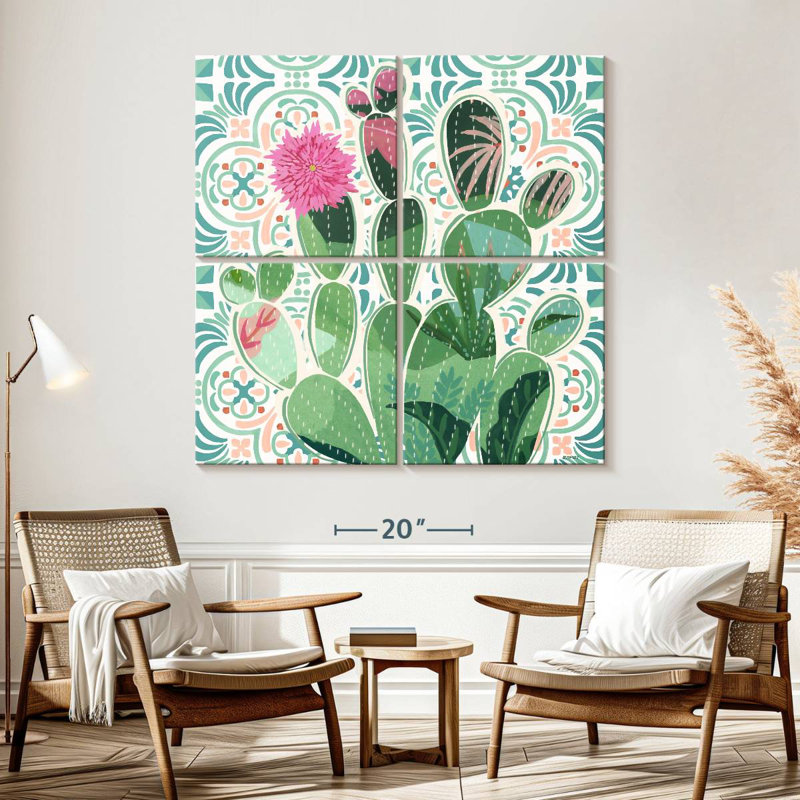 Harnek Fiesta Cactus Maverick Tile I, H 57 po x l 57 po