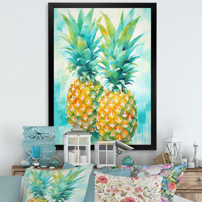 «Exotic Pineapple Oasis III», reproduction sur toile