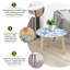 Ensemble de 2 tables basses gigognes Triangle