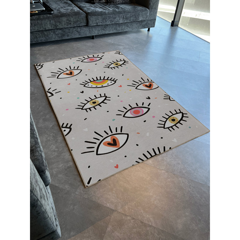 Tapis décoratif multicolore gris, Tapis de couloir 3 pi 3,37 po x 9 pi 10,11 po