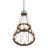 15 - Light Steel Dimmable Tiered Chandelier