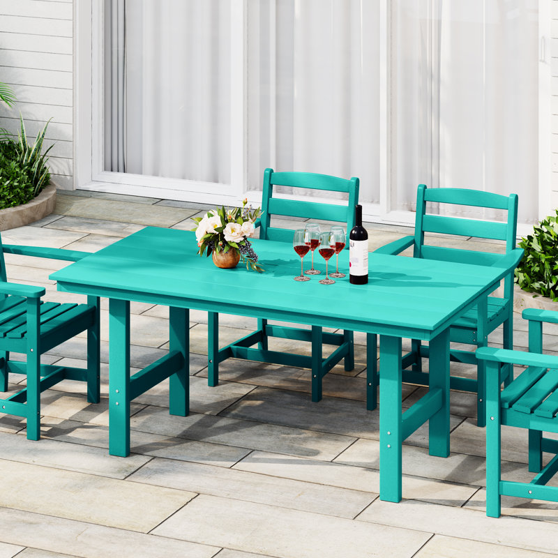 Table de salle à manger 34x66, Turquoise