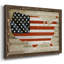 Drapeau américain encadré sur toile-96273271-96273272