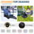 Heated Reclining Stadium Seats with Massage & Power Bank, Padded Bleacher Cushion (Set of 2, Regular)