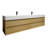 Albizu 84" Wall-Mounted Double Bathroom Vanity-69316056