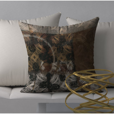 Abstract Reversible Throw Pillow
