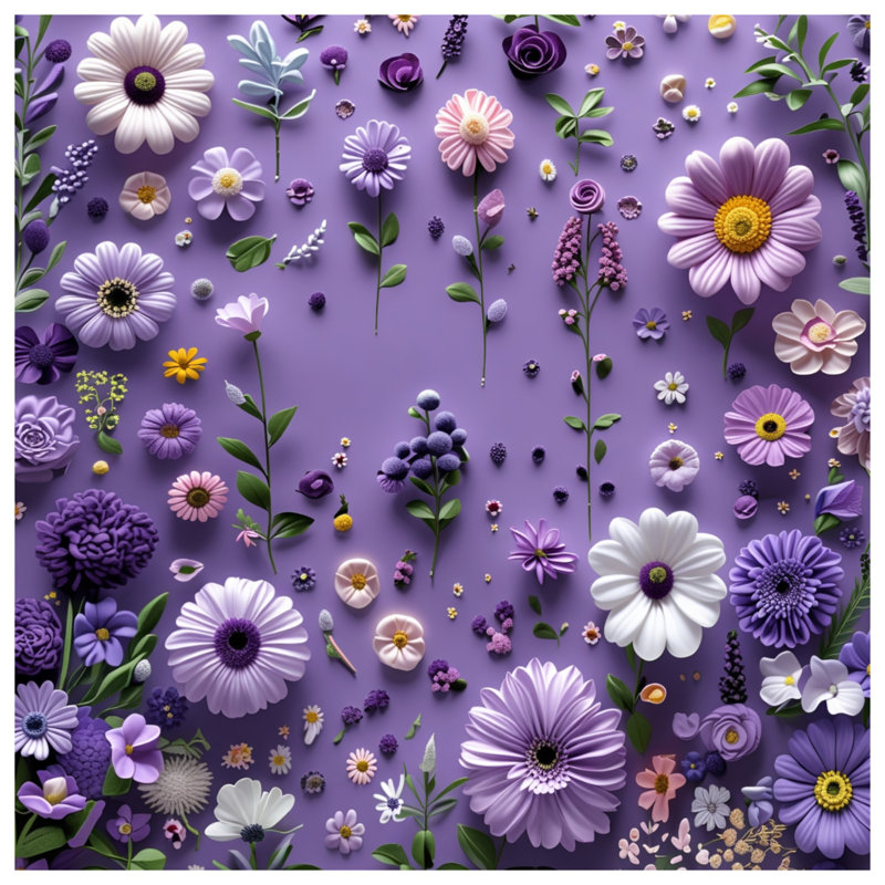 Floral Arrangement Bath Mat Bohemian Boho Bathroom Decor, 34in W x 21in L