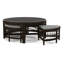 Raffles Rattan Cocktail Table with Benches-71441868-71441910