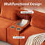 Corduroy U-Shaped Sectional with Ottoman-1471442595-1476112080