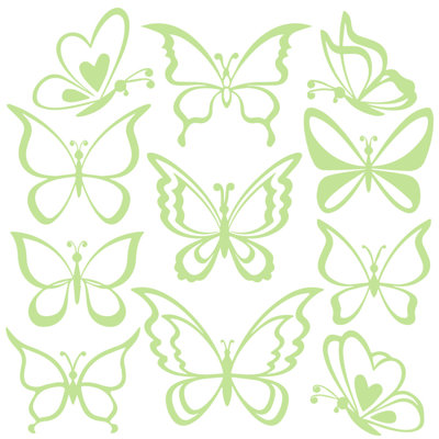 Insects Non-Wall Damaging Wall Decal