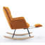 Chaise berçante en tissu avec repose-pieds Teddy-1980118230