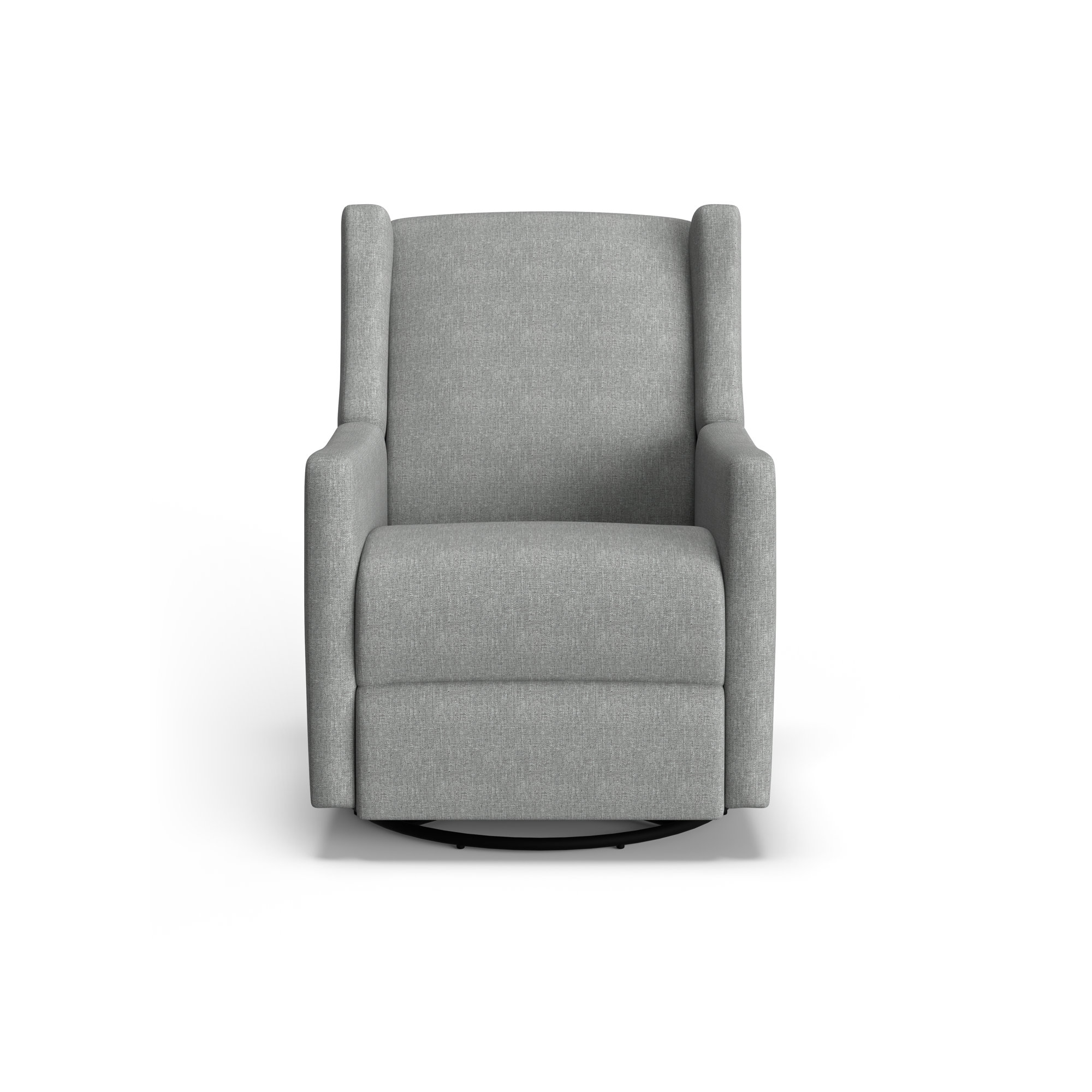Andrina Manual Recliner, Charcoal Grey Performance