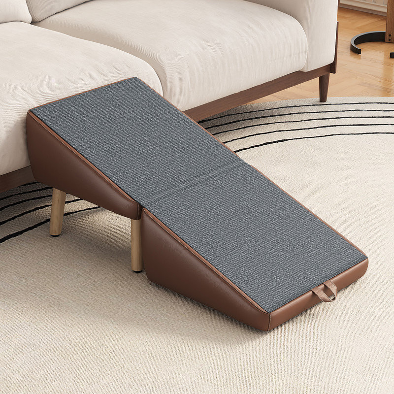 Escalier pliable pour animaux 2 en 1 pour chiot, Brown/Grey