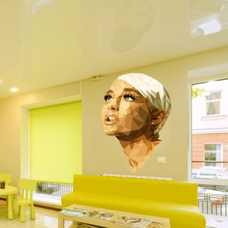 Entertainment Wall Decal, 46" H x 73" W