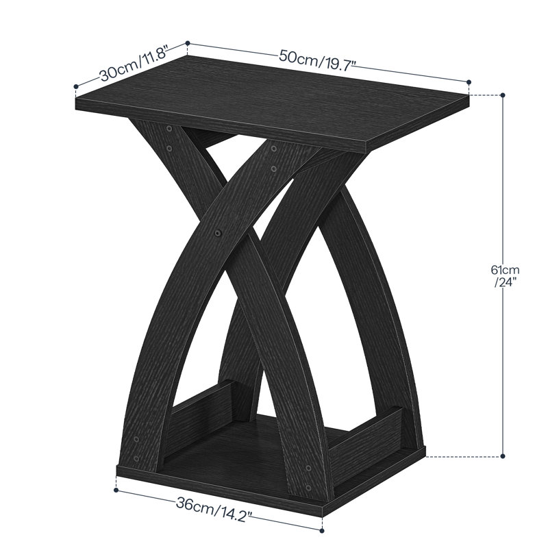 X-Design Narrow End Table