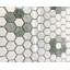 10" x 11" Marble Mosaic Sheet Subway Wall & Floor Tile