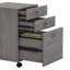 Bureau d'ordinateur avec classeur mobile 3 tiroirs Office By Kathy Ireland® 72W
