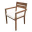 7 pièces de table de salle à manger d'extérieur en bois d'acacia U_Style et chaises convenant au patio, au balcon ou à la cour arrière-112554649
