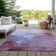 Machine Washable Indoor/Outdoor Cicel ACN1138 Purple