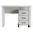 Modern Workspace Desk with 3-Drawer Mobile Pedestal – Light Grey-1546253374