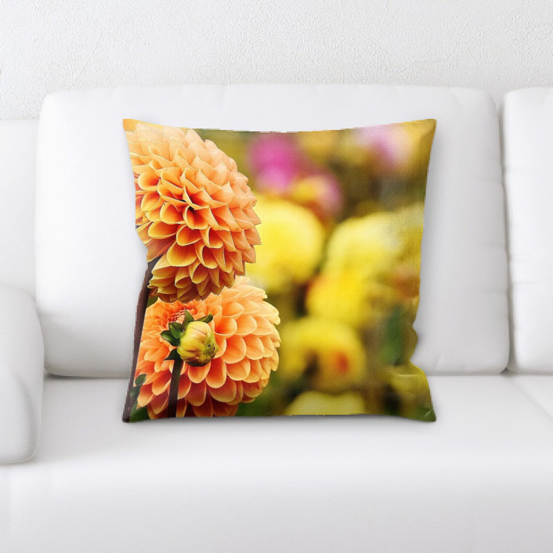 Coussin dahlia