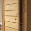 Minimalys 1 Door Solid Wood Wardrobe