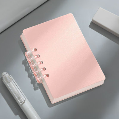 Paper Coil notebook A7 Student Stationery Cute Convenience Sticker A7 Loose Leaf Notebook Flip Cartoons Creatives Memo Book