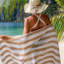 Serviette de plage Arkwright Cali Cabana 100% coton 30 x 60 (paquet de 4)-75204831