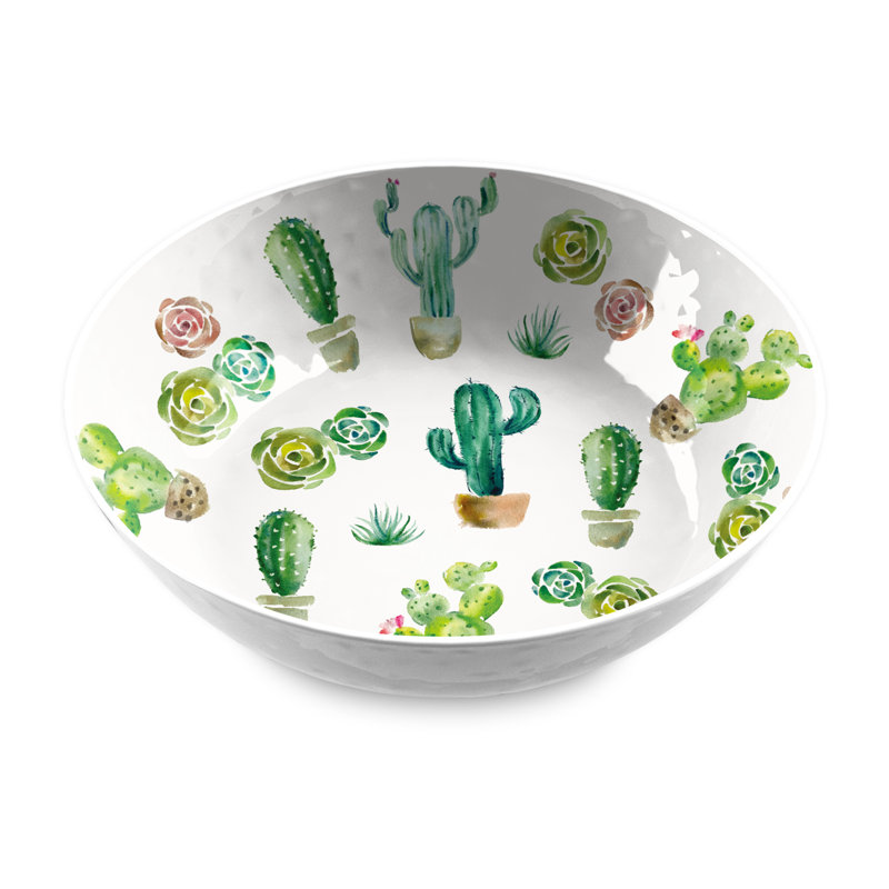 Union Rustic Gadbois Melamine Serving Bowl