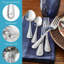 Ensemble de couverts en acier inoxydable monogramme 46 pièces pour 8 personnes RiverRidge -581270678