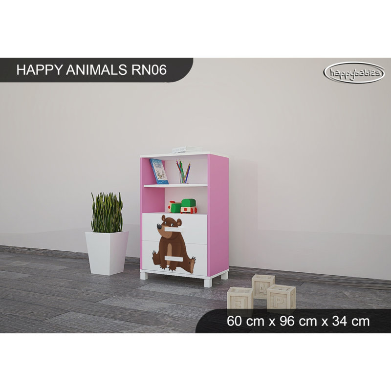 60cm W Kids Cube, Pink