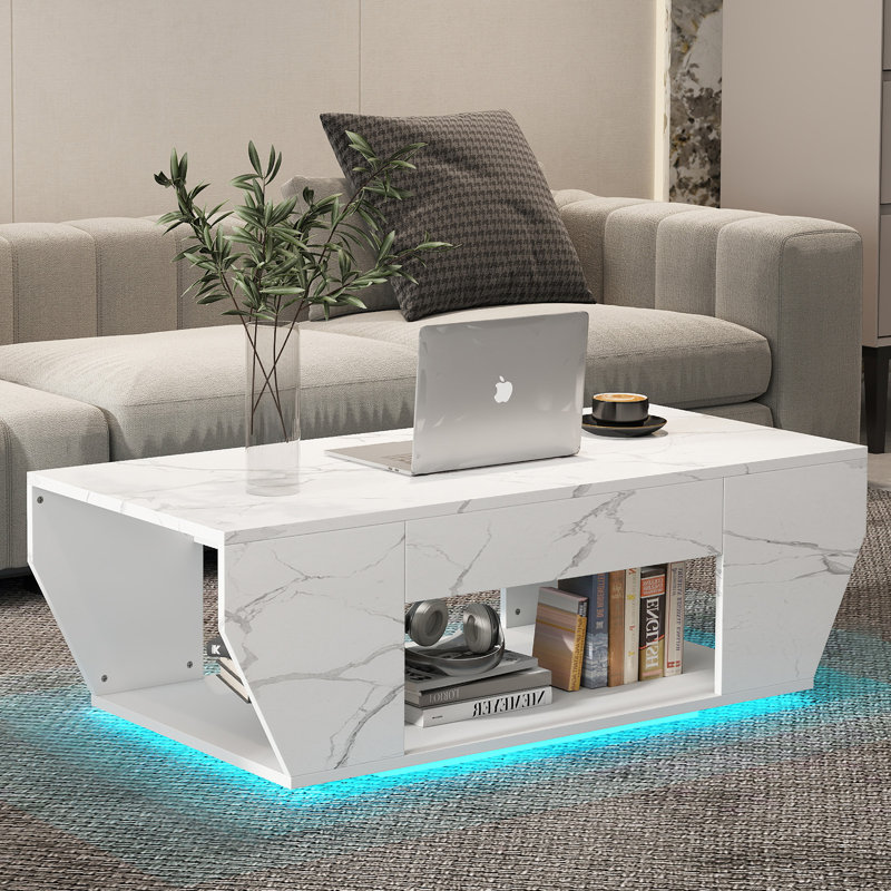 Frame Coffee Table with Storage