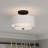 Jorgan Linen Blend Semi Flush Mount-1115678277