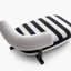 Élégante chaise à dossier incurvé