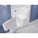 52.5'' x 29.37'' Walk-in Acrylic Bathtub with Faucet