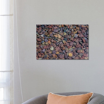 Colorful Stones II by Barbara Markoff - Wrapped Canvas Print