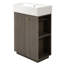 Meuble-lavabo 21,6 po avec lavabo en céramique