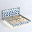 Floating Bed Frame With LED Light And Charging Station Upholstered Platform Bed Frame   With Headboard And Hidden Storage Space-1375321390