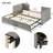 Twin Size Upholstered Daybed With Trundle-1198008401