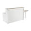 Buariki Rectangle Synthetic Laminate Reception Desk-1944273514