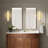 20" Dimmable LED Wall Mounted Alabaster Sconce with Alabaster Shade-2123541783
