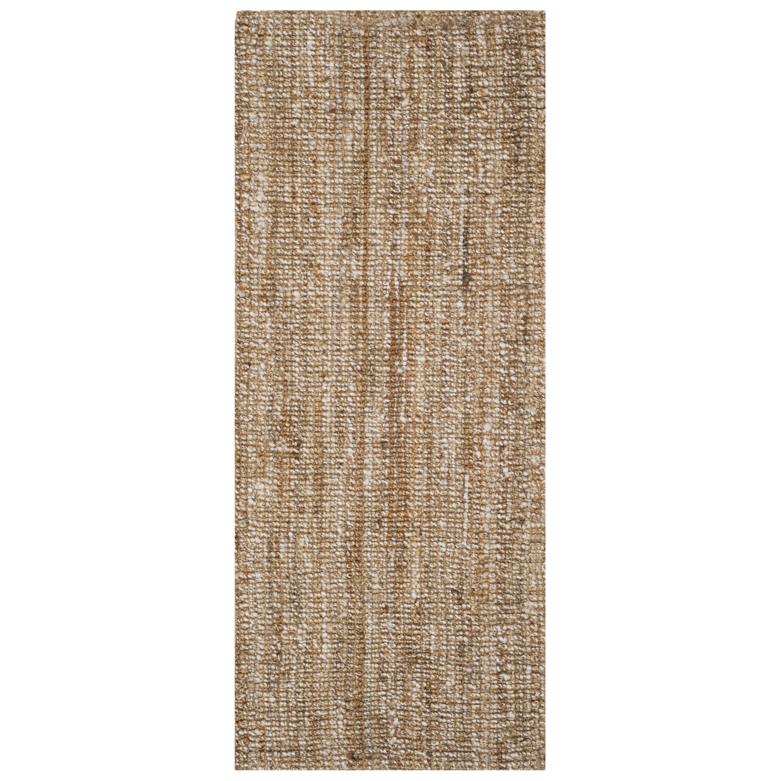 Alda Natural Ivory Hand-Woven Jute Rug, Runner 2' x 6'