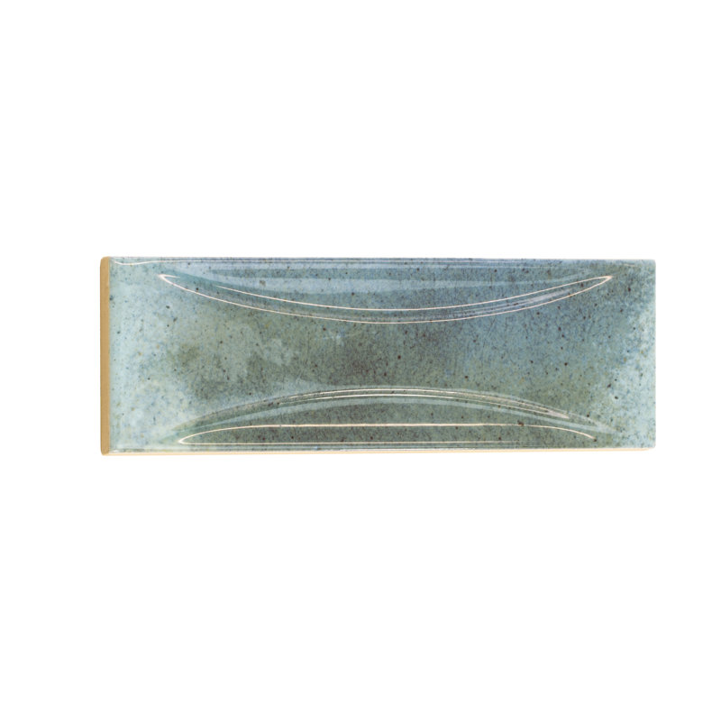 Antiek 2.58'' W x 7.9'' L Beveled Ceramic Subway Singular Tile, Blue